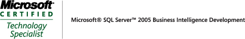 Microsoft Certified Technology Specialist for Microsoft SQL Server 2005 Business Intelligence Development