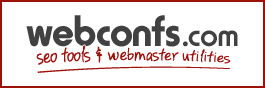 Logo Webconfs.com Seo Tools & Webmaster Utilities